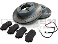 Brake Pads and Brake Disc Package SPORTS Porsche Boxster 986 2.5L / 2.7L 1997-04