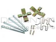 Brake Pad Pin Kit Rear. Porsche 924 / 944