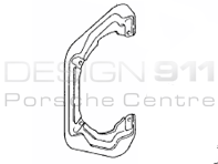 Brake disc cover plate Rear. Porsche 996 / 997