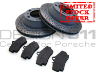 Brake Pads and Brake Disc Package Porsche 987 Boxster / 987C Cayman