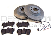 Brake Pads and Brake Disc Package Front. Porsche Cayenne 955 V6