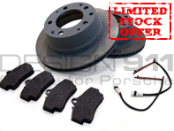 Brake Pads and Brake Disc Package. Porsche 911 3.2L 1984-89