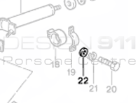 Front Bumper Washer Porsche 911 1984-89