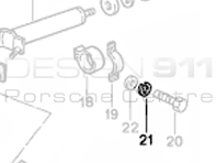 Front Bumper Lock Ring Porsche 911 1978-89
