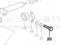 Front Bumper Hex Bolt Porsche 911 1974-89
