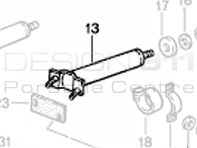 Front Bumper Tube. Porsche 911 1974-89