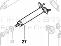 Rear Bumper Tube Porsche 911 1974-89