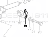 Front Bumper Tube Bow Porsche 911 1974-89