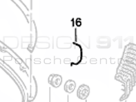 Rear Bumper Bellow Clamp Porsche 911 1974-89