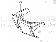 Rear Bumper Bracket / Heatsheild. Porsche 996 C2 / C4 2002>>