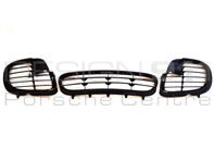 Front Bumper Turbo Look Grills set. Porsche 996