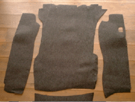 Trunk Carpet Set. Porsche 911 1969-73 (LWB)