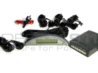 Parking Sensor System With Audio & LED Visual Display