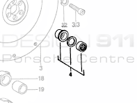 Clutch Flywheel Spigot Bearing Porsche 911 Upto 1979