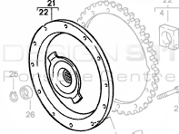 Clutch Flywheel Damper. Porsche 924S / 944