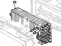 Radiator Air Conditioning (Air Con) . Porsche 928 1993 Onwards