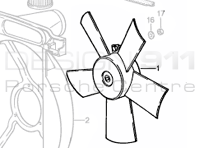 Radiator Water Fan Porsche 928 1987-95