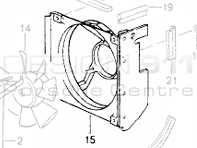 Radiator Aircon Cowling Porsche 964 1989-94