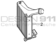 Radiator Water Inter Cooler Porsche 970 Panamera Turbo