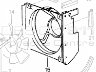 Radiator Aircon Fan Cowling Porsche 993 1994-97
