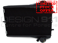 Radiator for Water Coolant Fluid. Porsche 996 Turbo / 996 C4S / 997 Turbo (Part No. 99610613174 / 99610613272)