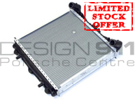 Radiator for Water Coolant Fluid. Porsche 996 / Boxster 986 (OE Part No 99610613151 / 99610613251)