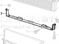 Radiator Water Bracket - Centre Bottom Porsche 996 GT2