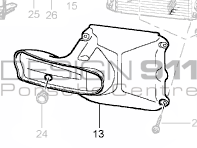 Air Duct. Porsche Boxster 986 / 996 / 996 GT3