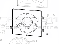 Radiator Water Fan Cowling. Porsche 987 Boxster / 987C Cayman/ 997