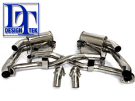 Exhaust Muffler X-Pipe System DesignTek. Porsche 997 MK11