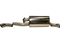 Exhaust Muffler / Silencer Twin Outlet Sports. Porsche 930 Turbo