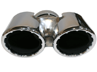 Exhaust Tail Pipes Twin Design. Porsche Boxster 987 / Cayman