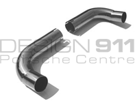 Exhaust Muffler Super Cup Pipes. Porsche 997