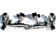 Exhaust Muffler, Headers, 200 Cell Cats Kit for Porsche 993 Turbo