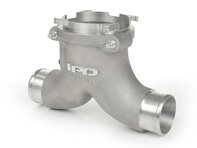Aluminum Intake Plenum. Porsche 957 Cayenne Turbo S IPD