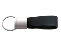 Porsche Leather strap keyring, Black