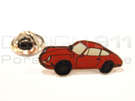 Pin Badge "Porsche 911" Red