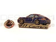 Pin Badge "Porsche 911 Carrera" Blue