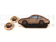 Pin Badge "Porsche 911 Carrera 4S" White