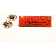 Pin Badge "25 Jahre 914" Red