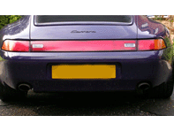 Rear Bumper. Porsche 993 C2 / C4 / RS