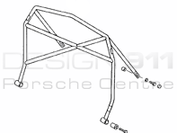 Roll Cage. Porsche 996 Cabrio