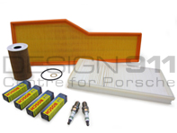 Service Kits for Porsche 997 Carrera 3.6L or 997 Carrera 3.8L  Oil, Air Filters,  Spark plugs, + More 