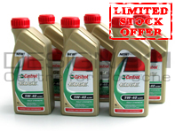 Castrol Edge Engine Oil 5W/40 - 6 Bottles x 1LTR