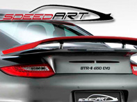 Rear Spoiler/Aerofoil SpeedArt BTR-XL. Porsche 997 Turbo