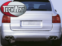 TechArt Rear Bumper Turbo. Porsche Cayenne (955)