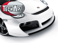 TechArt Front Spoiler II GTS. Porsche Cayman 987C