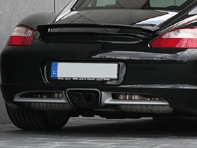 TechArt Lacquering Rear Bumper. Porsche Cayman 987C