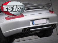TechArt Lower Rear Diffuser. Porsche 997 Carrera