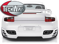 TechArt Lower Rear Diffuser. Porsche 997 Turbo
